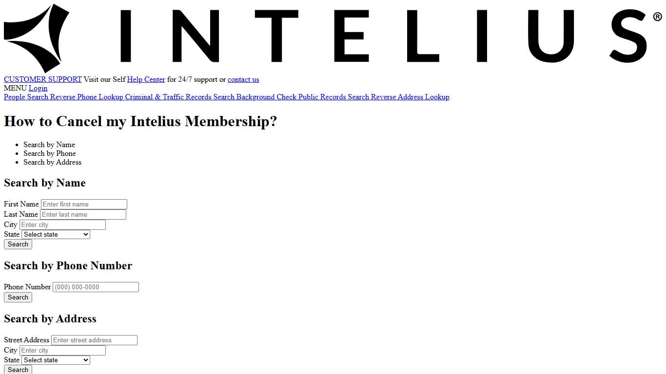 How to Cancel my Intelius Membership? Intelius Help Center